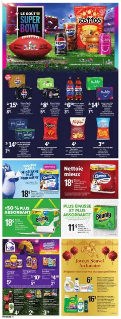 Preview of Provigo weekly flyer / circulaire from shop Provigo valid from 05.02.2026 | Page: 12 | Products: Pasta, Detergent, Table, Bra