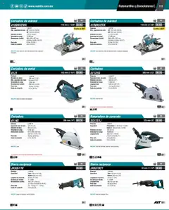Vista previa de Makita - Catálogo, nuevo folleto de la tienda, válido en México a partir del 04.09.2025 | Página: 113 | Productos: Cable, Disco, Sierra, Llave