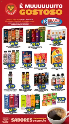 Bramil Supermercados - Ofertas 3 Corações - Pré-Visualização do folheto da loja Bramil Supermercados, válido de 10.10.2025 | Página: 1