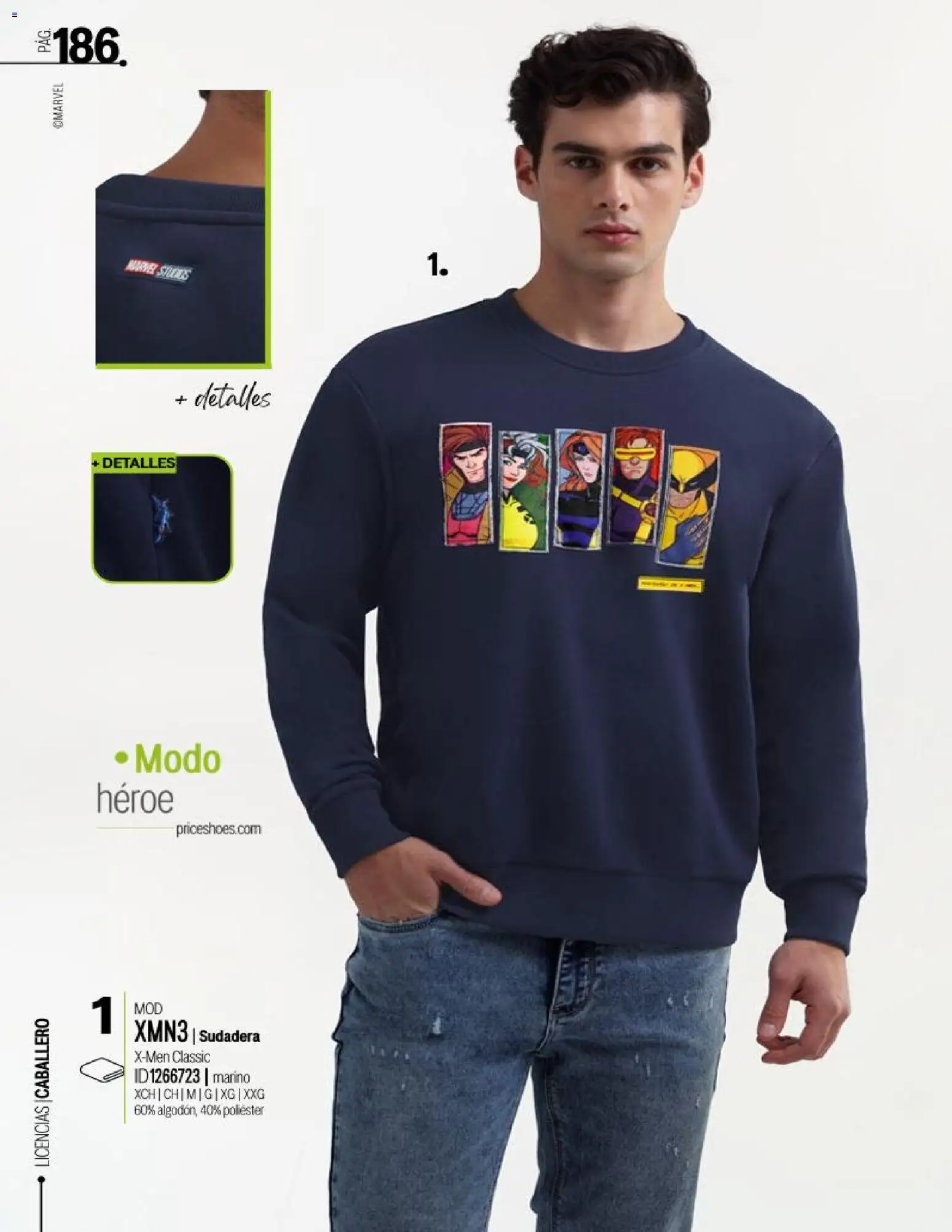 Nuevas ofertas de Price Shoes válidas en toda la República Mexicana desde el 14.03.2026. ¡Encuentra las mejores ofertas en Price Shoes catálogo Licencias! | Página: 186 | Productos: Sudadera