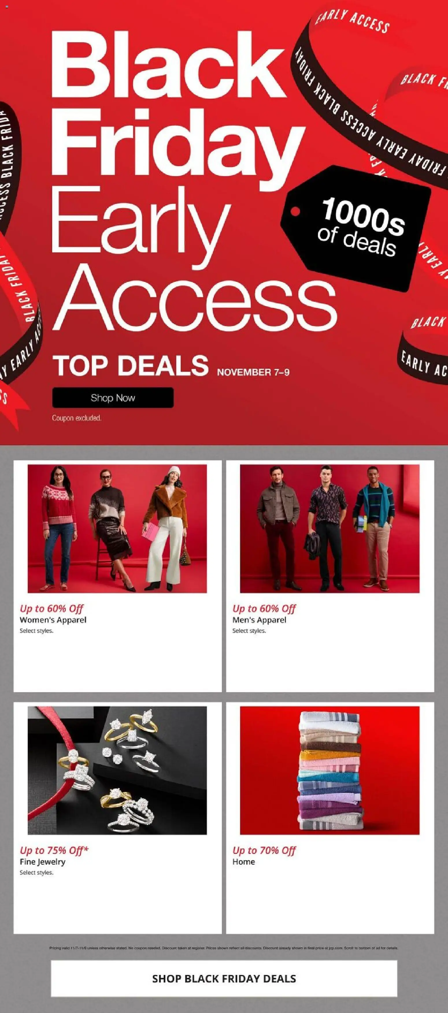 JCPenney Black Friday Deals - valid from 07.11.2025 | Page: 1