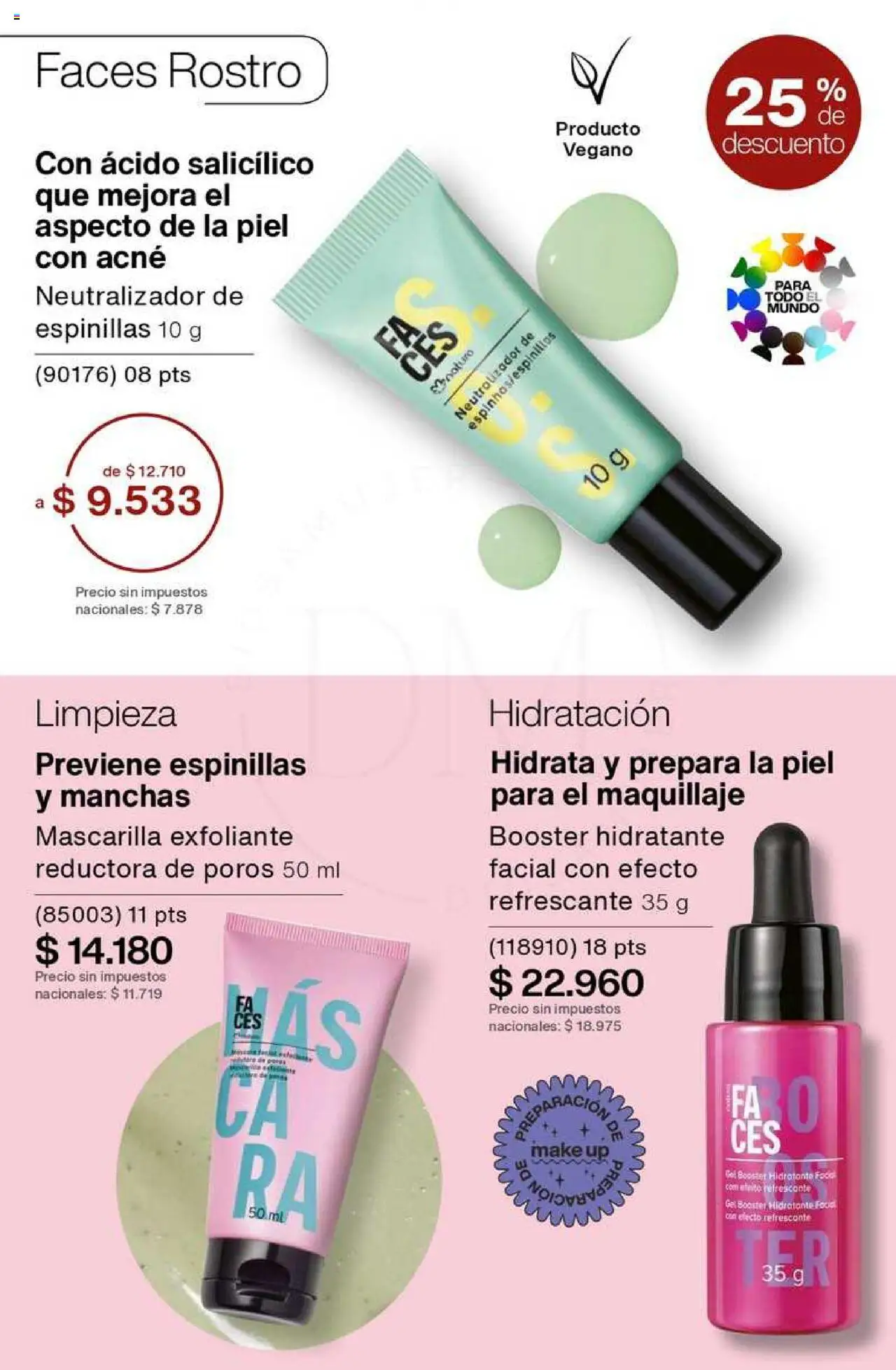 Catálogo Natura Ciclo 8 │ válido desde el 03.06.2025 | Página: 154 | Productos: Mascarilla, Foco, Maquillaje