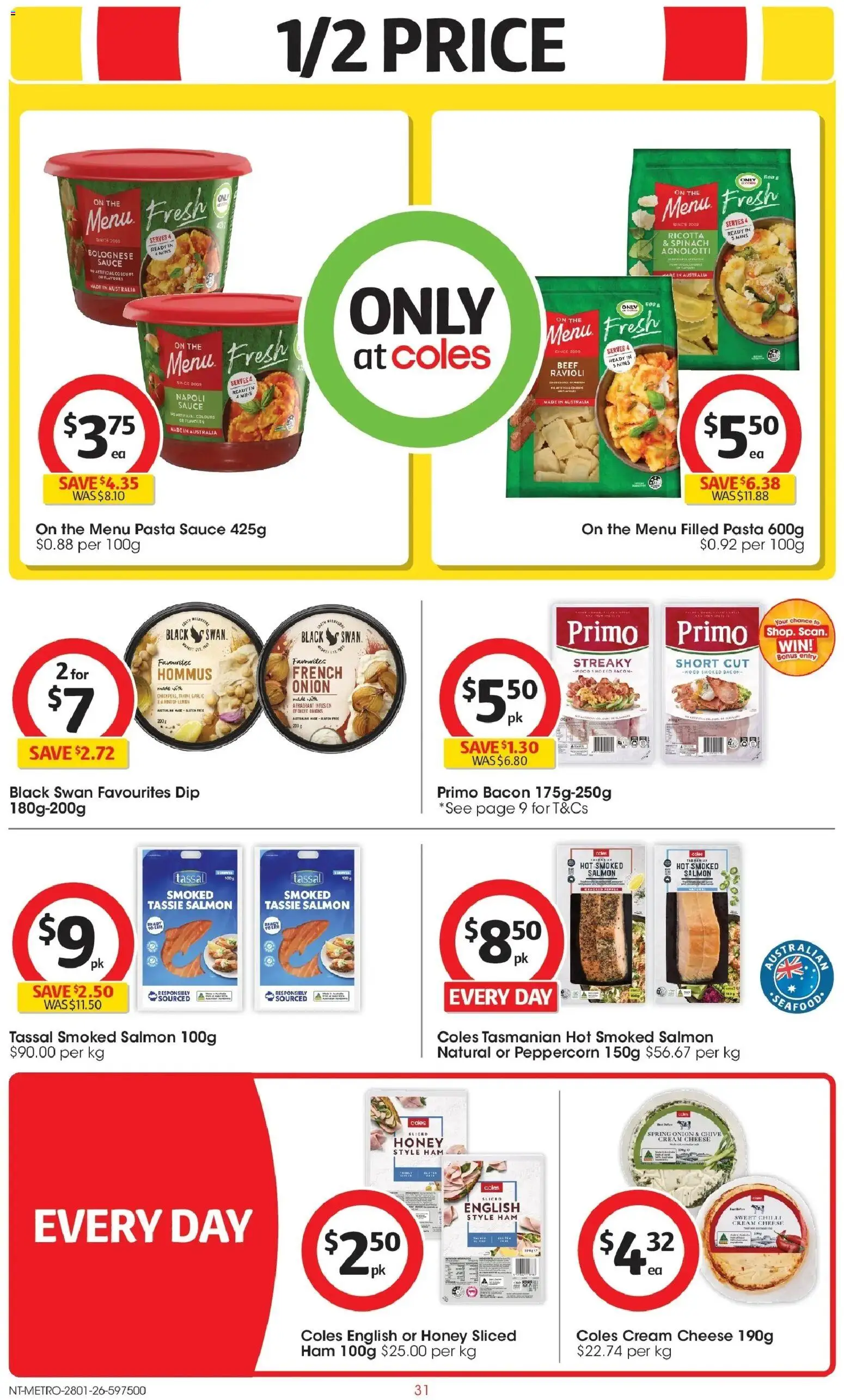 Coles catalogue - valid from 28.01.2026 | Page: 31 | Products: Cheese, Honey, Spinach, Chilli