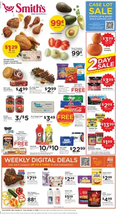 Preview of Smith's weekly ads valid from 08.10.2025