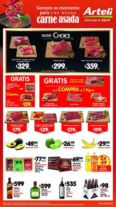 Vista previa de Arteli folleto Carnes & Cortes, nuevo folleto de la tienda, válido en México a partir del 28.11.2025