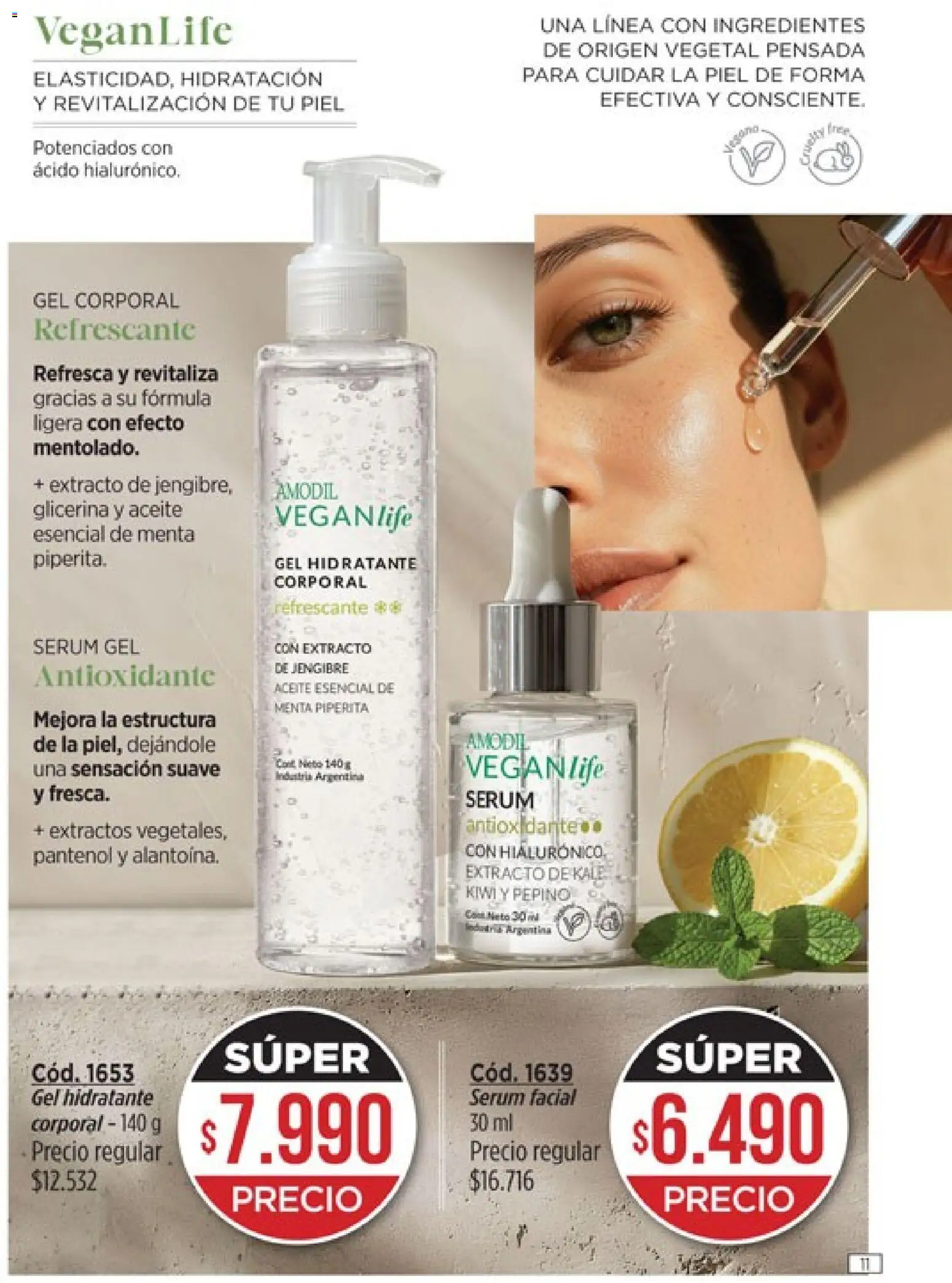 modil - Campaña 7 │ válido desde el 20.03.2026 | Página: 11 | Productos: Aceite, Gel corporal, Serum, Kiwi