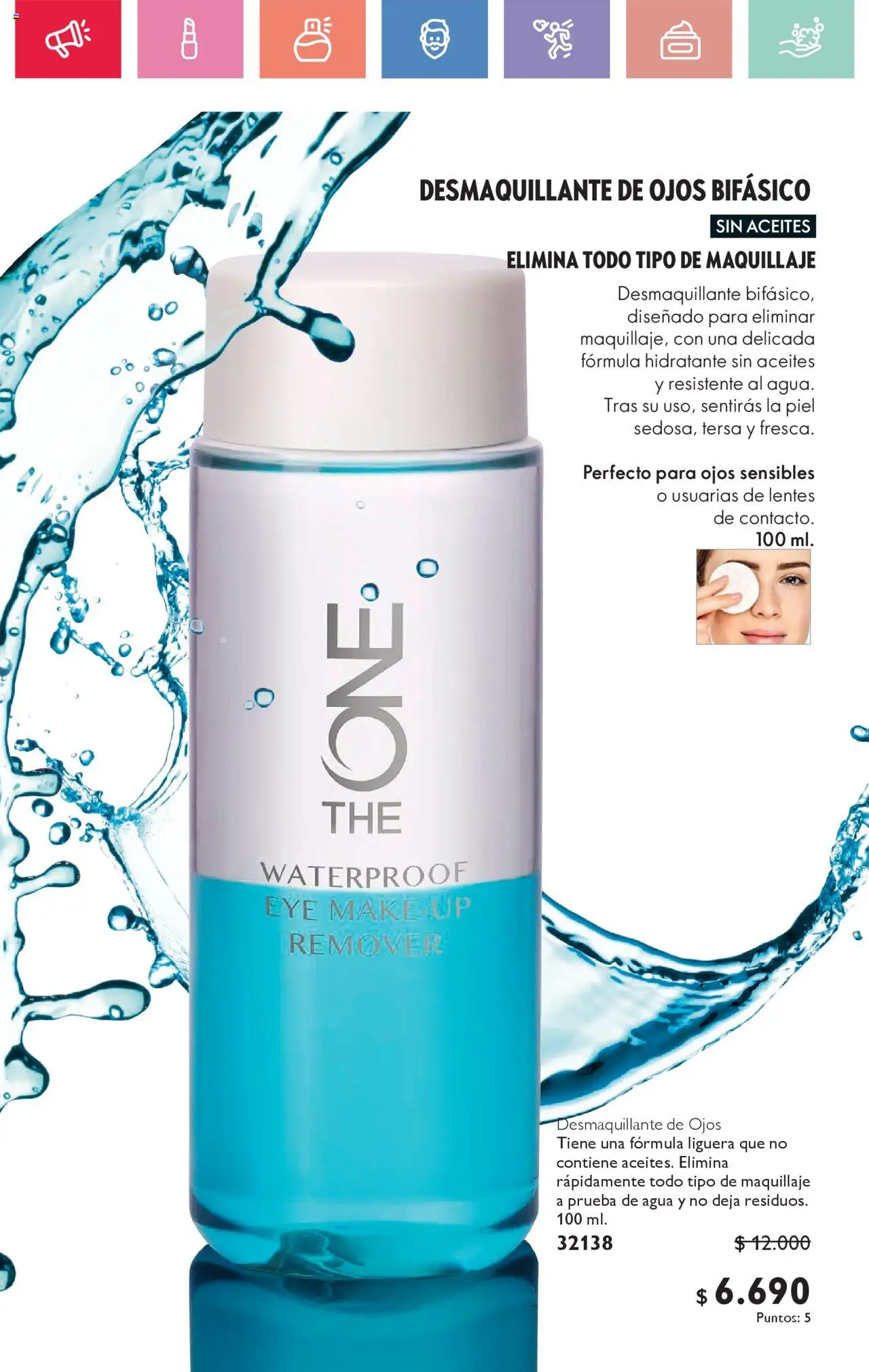 Oriflame catálogo │ válido desde el 23.08.2025 | Página: 20 | Productos: Desmaquillante, Agua, Maquillaje, Desmaquillante de ojos