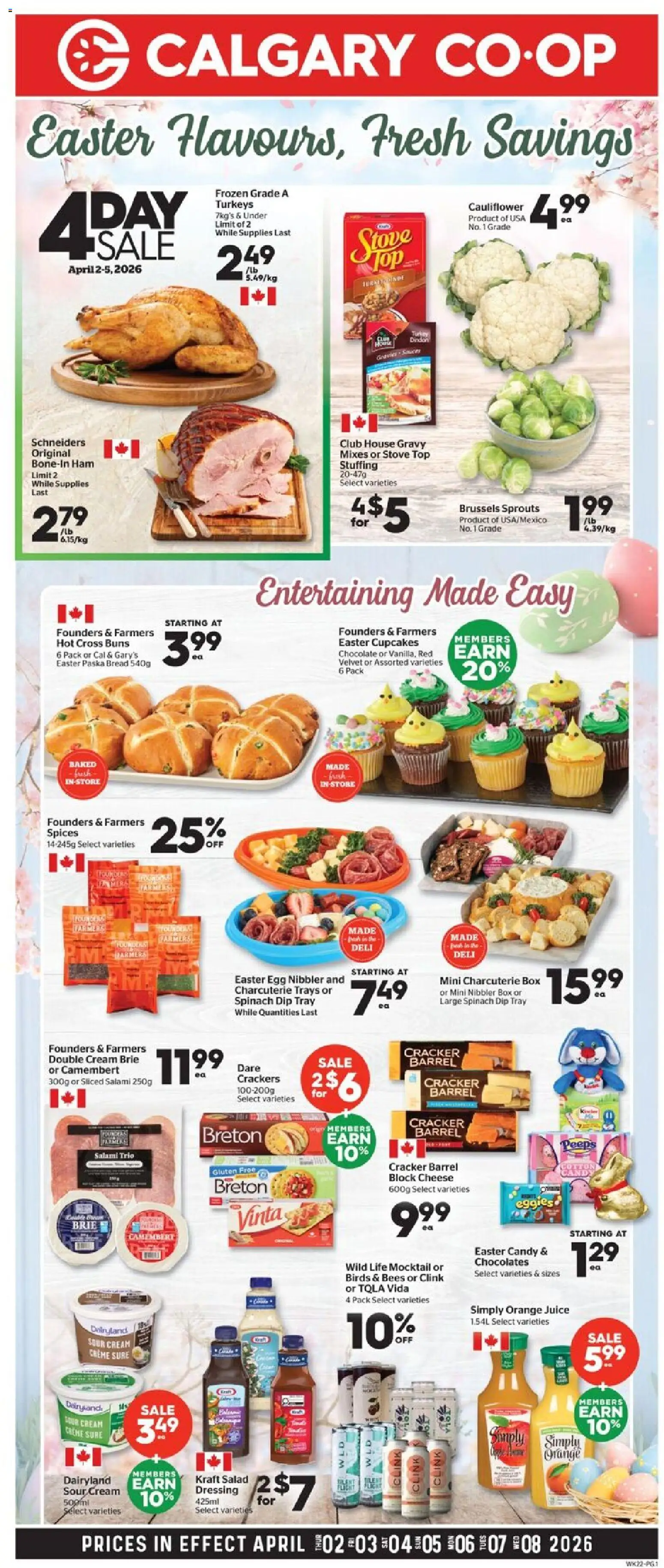 Calgary Co-op flyer valid from 02.04.2026 | Page: 1