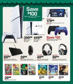 Preview of Target weekly ads valid from 07.12.2025 | Page: 19 | Products: Switch, Keyboard, Player, Playstation