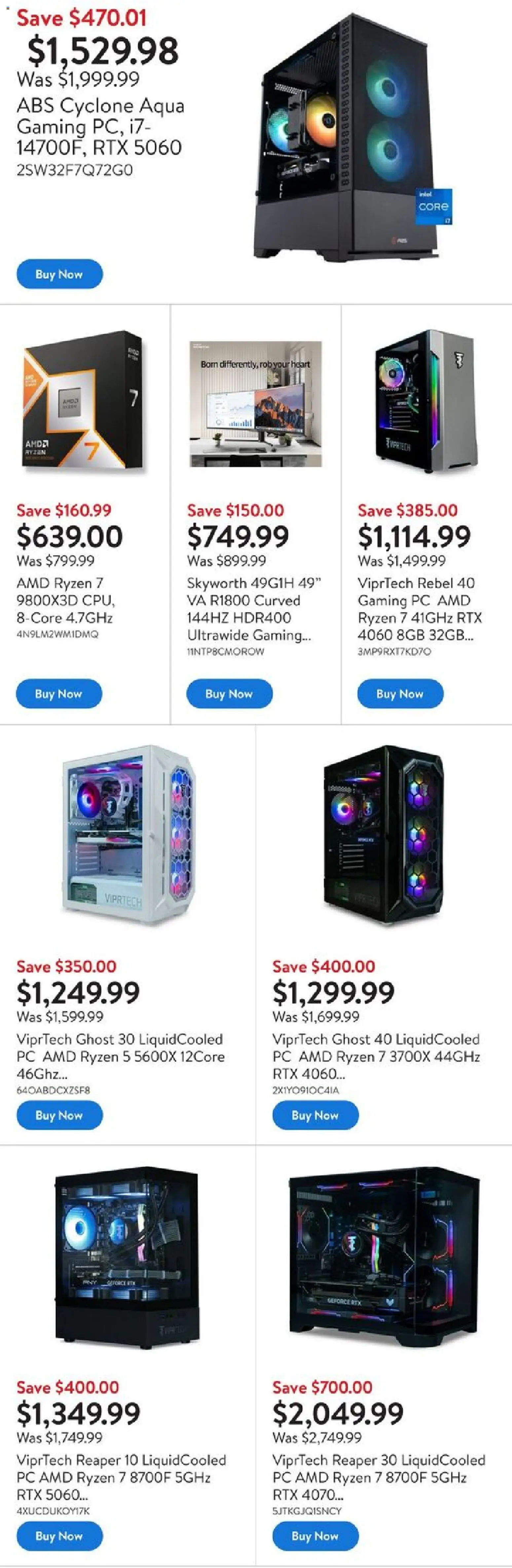 Walmart flyer valid from 20.11.2025 | Page: 6 | Products: PC