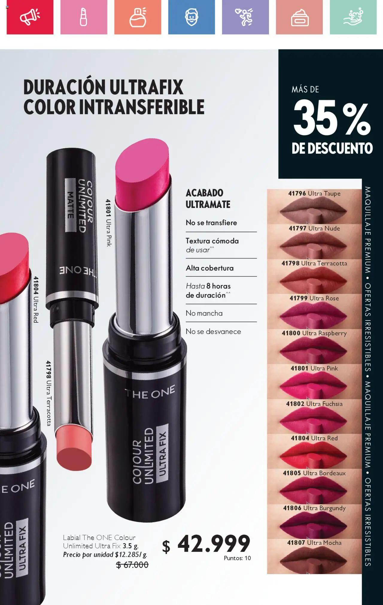 Oriflame revista - valida desde el 02.08.2025 | Página: 121 | Productos: Maquillaje, Cómoda