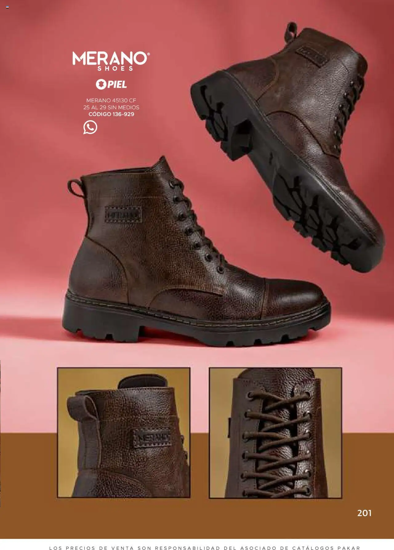 Nuevas ofertas de SC Pakar válidas en toda la República Mexicana desde el 24.07.2025. ¡Encuentra las mejores ofertas en SC Pakar - Catálogo Hombre otoño / invierno! | Página: 201