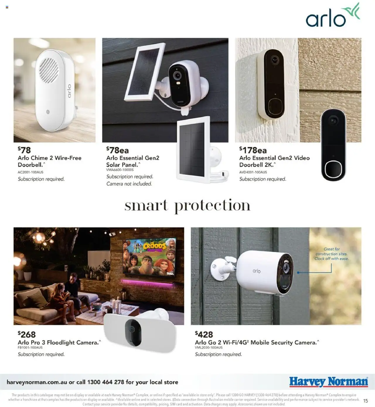 Harvey Norman catalogue - valid from 18.09.2025 | Page: 15 | Products: Clock, Doorbell, Camera, Mobile