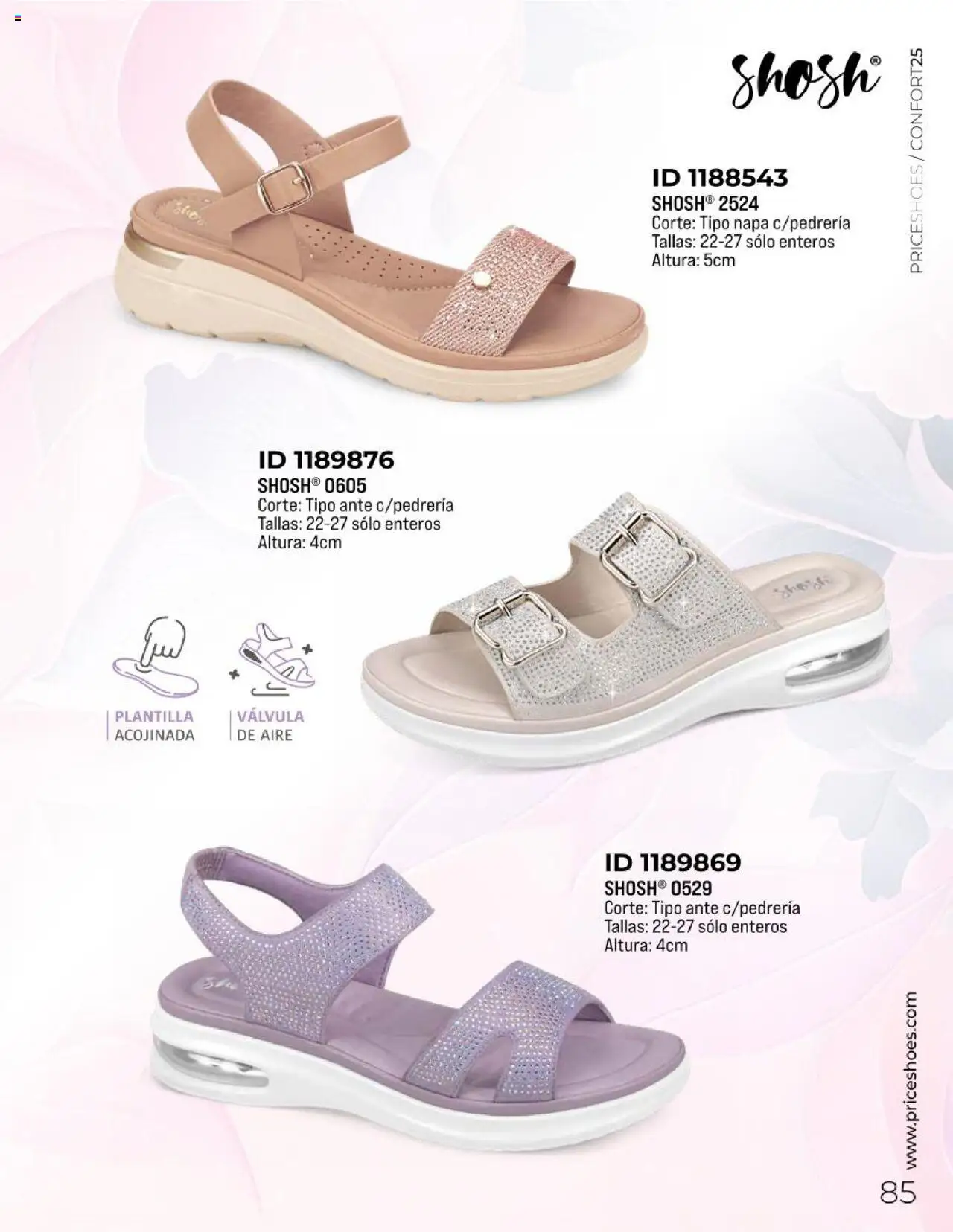 Nuevas ofertas de Price Shoes válidas en toda la República Mexicana desde el 10.02.2025. ¡Encuentra las mejores ofertas en Price Shoes catálogo Confort! | Página: 85 | Productos: Válvula