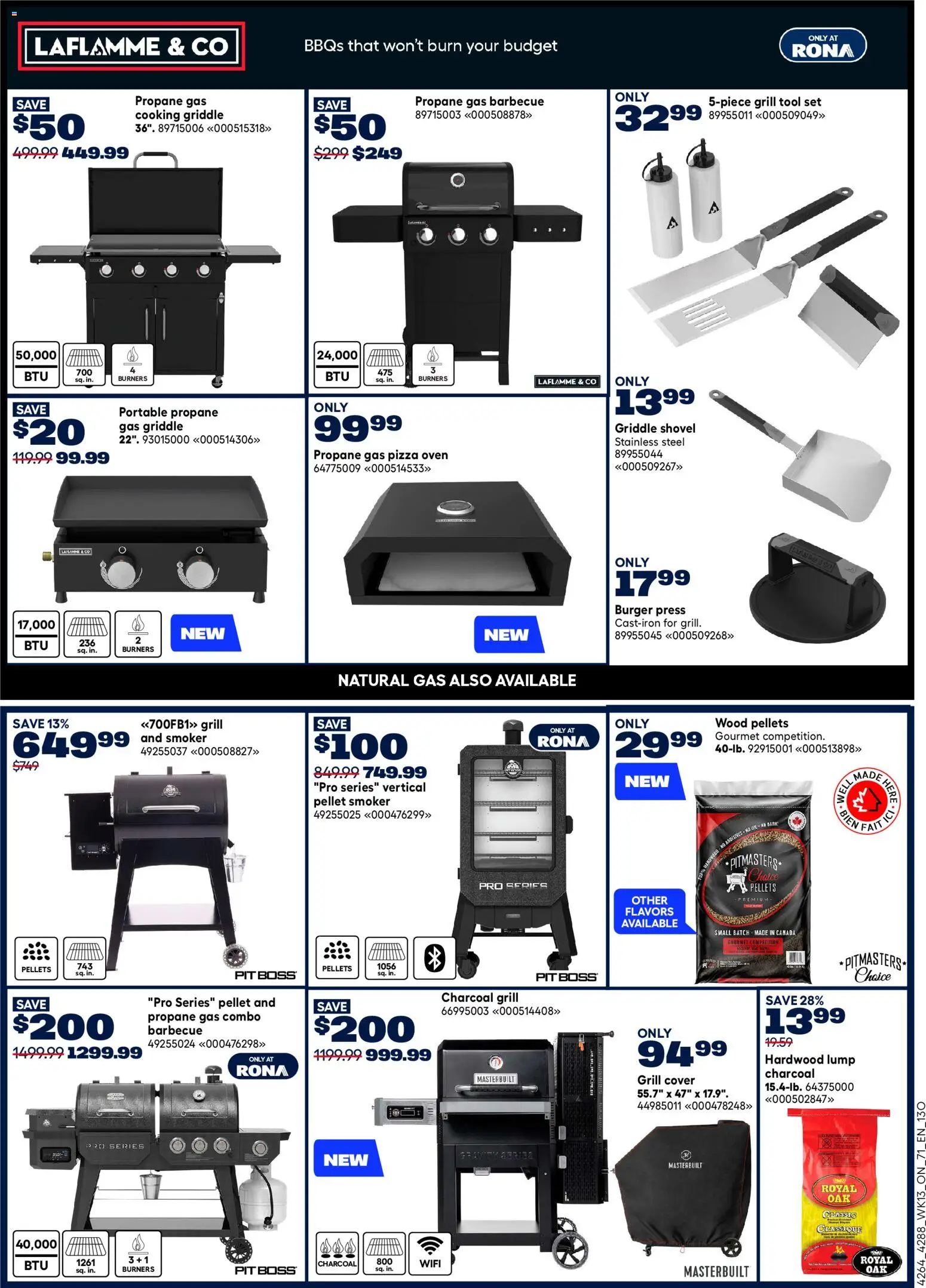 Rona flyer valid from 23.04.2026 | Page: 8 | Products: Oven, Grill, Oil, Pizza