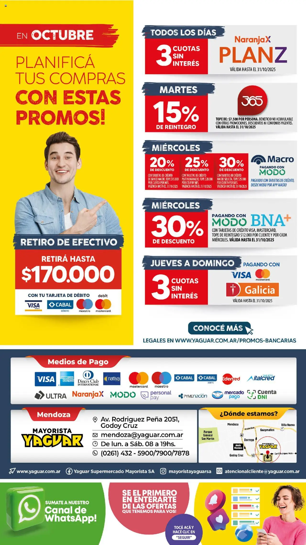Yaguar - Mendoza │ válido desde el 20.10.2025 | Página: 30 | Productos: Banco, General