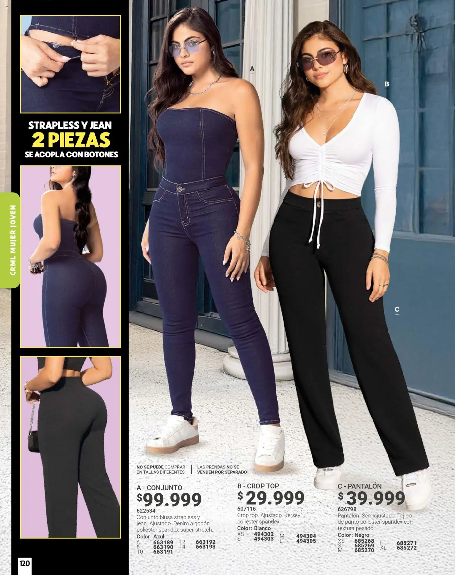 Carmel revista - valida desde el 01.02.2026 | Página: 120 | Productos: Algodón, Jean, Conjunto, Blusa