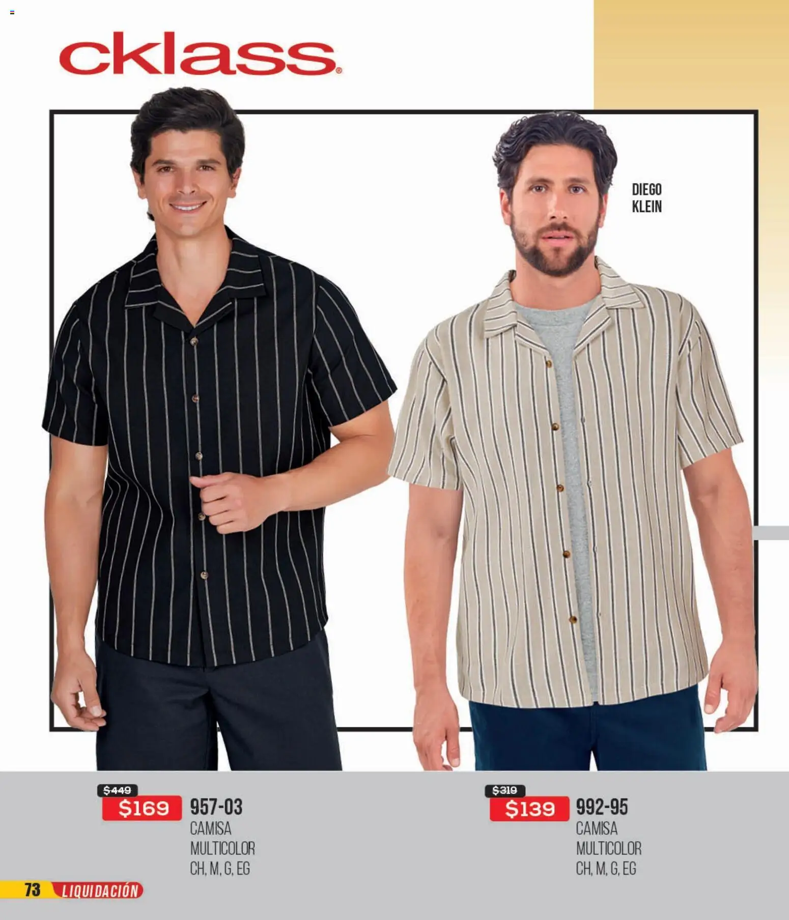 Nuevas ofertas de Cklass válidas en toda la República Mexicana desde el 18.03.2026. ¡Encuentra las mejores ofertas en Cklass catálogo Liquidación total calzado! | Página: 319 | Productos: Camisa