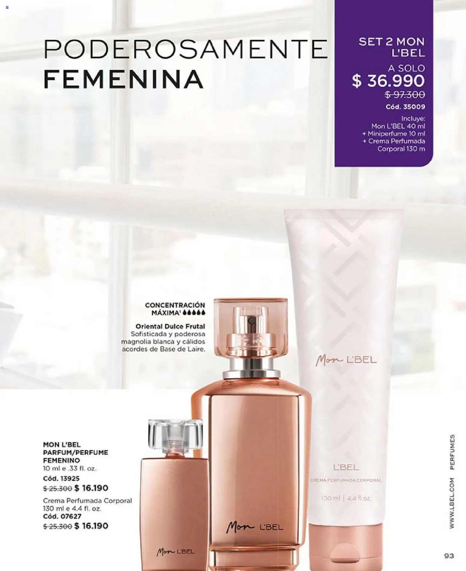 Catálogo L'Bel Campaña2x │ válido desde el 16.01.2026 | Página: 93 | Productos: Base, Crema