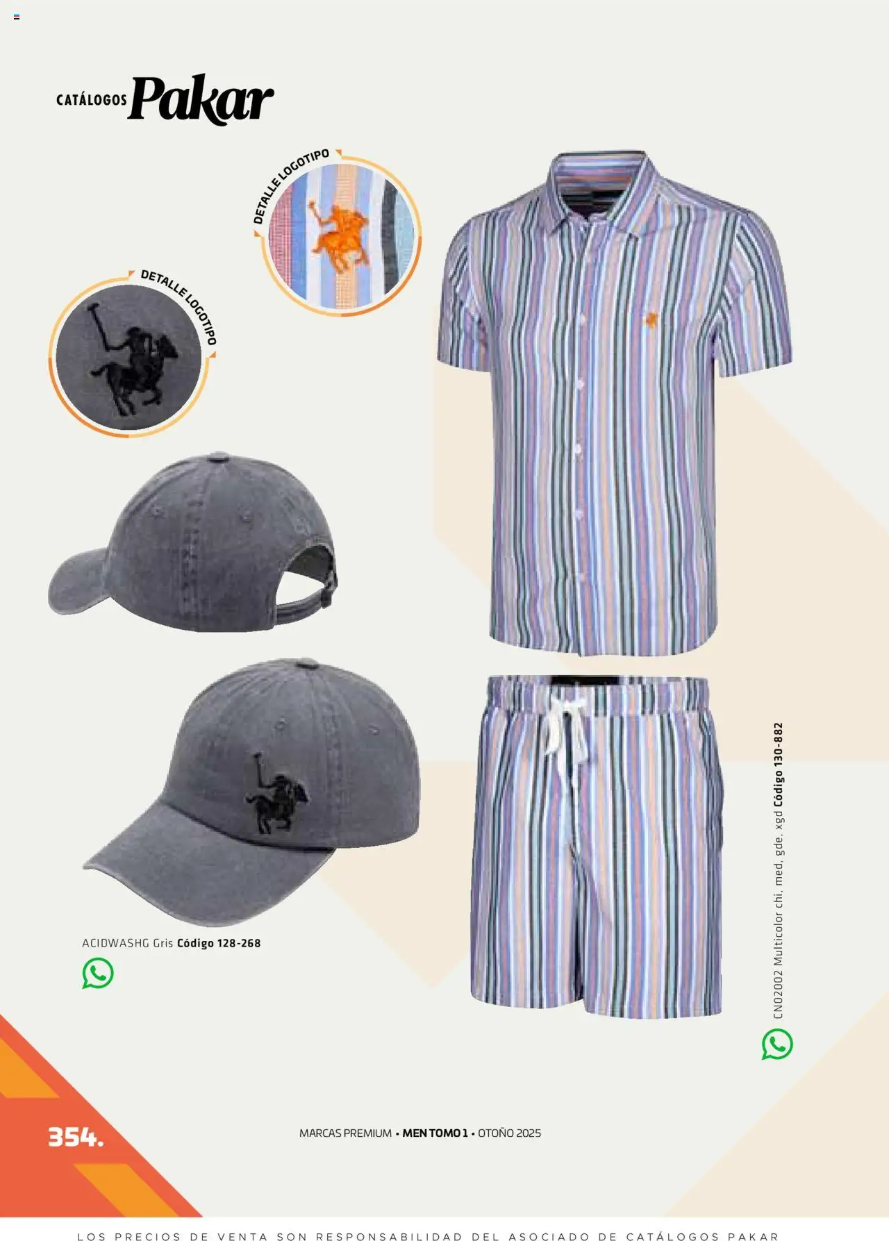 Nuevas ofertas de SC Pakar válidas en toda la República Mexicana desde el 29.08.2025. ¡Encuentra las mejores ofertas en SC Pakar - Catálogo Otoño Men Tomo 1! | Página: 354