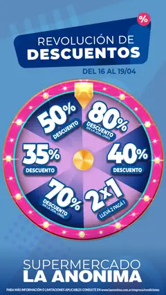 Vista previa La Anonima - Catálogos revolución de descuentos válido desde el 16.04.2026