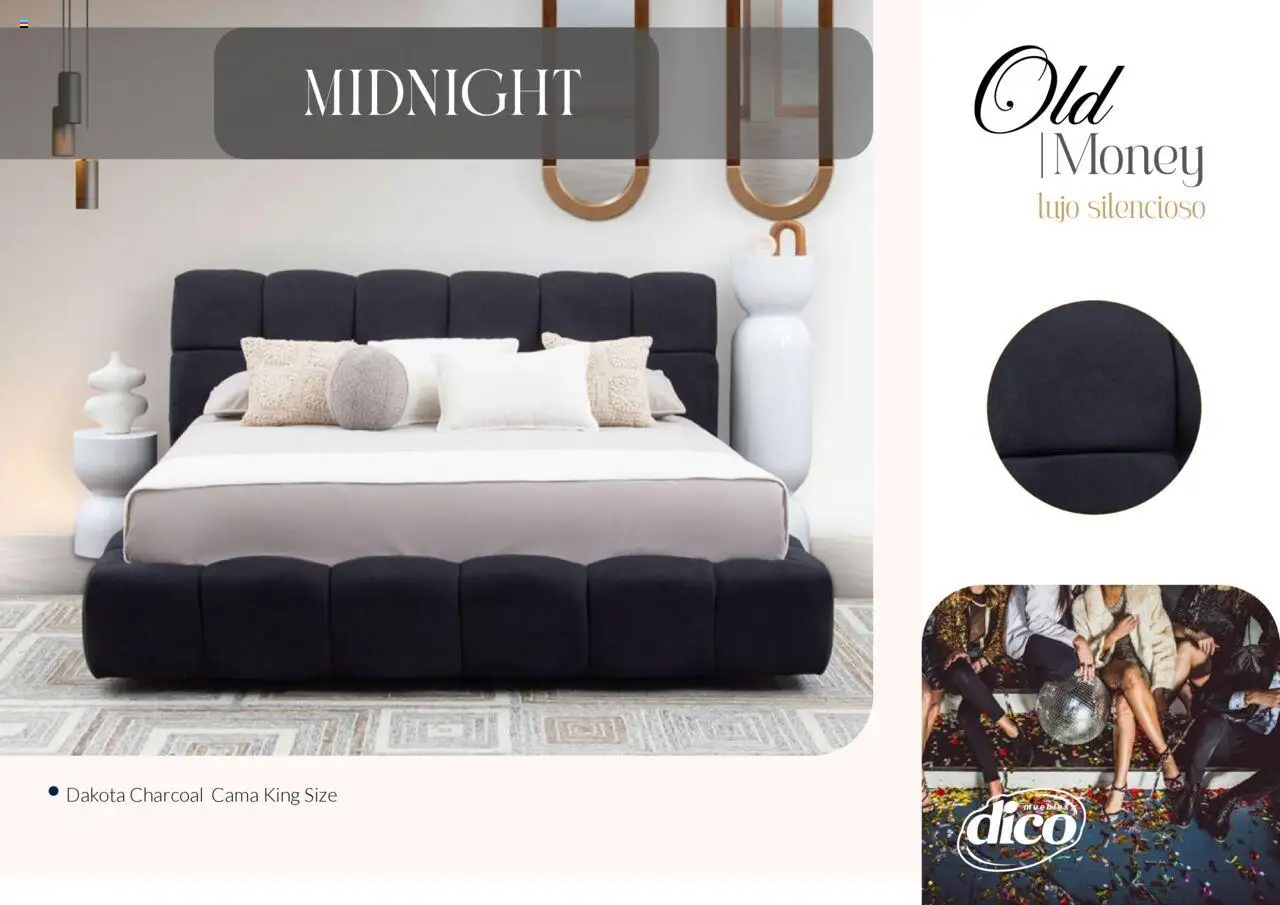 Nuevas ofertas de Muebles Dico válidas en toda la República Mexicana desde el 13.02.2025. ¡Encuentra las mejores ofertas en Muebles Dico catálogo Colección Old Money! | Página: 28 | Productos: Cama