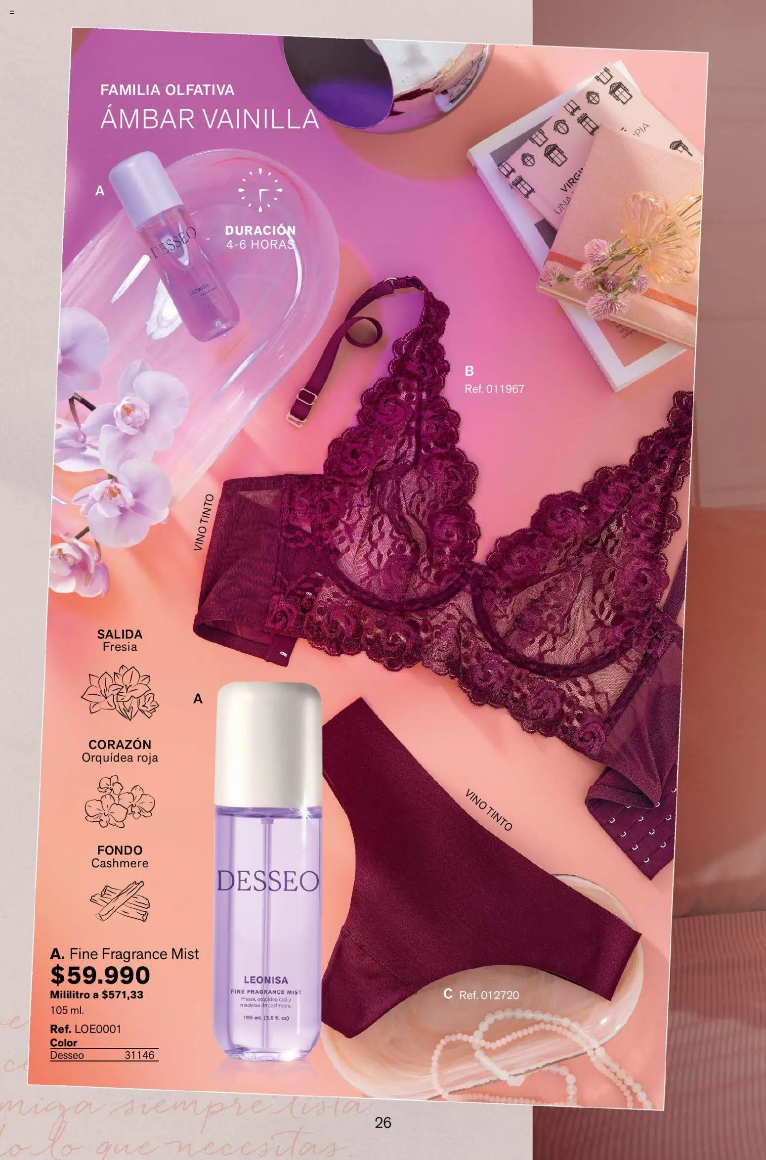 Leonisa revista - valida desde el 01.11.2025 | Página: 26 | Productos: Brazo de reina, Vino