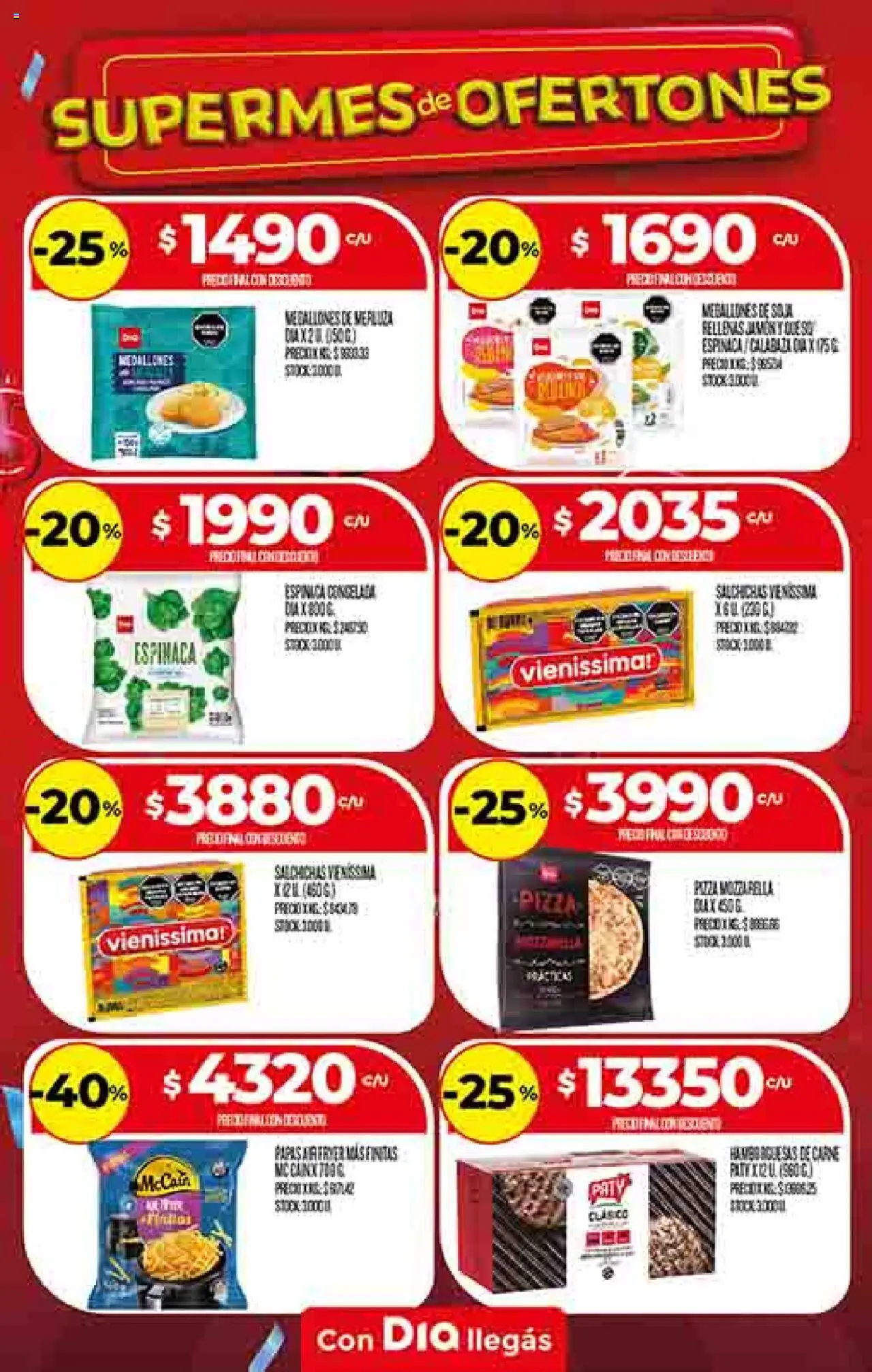 Dia - Ofertas - Salta y Jujuy │ válido desde el 01.10.2025 | Página: 12 | Productos: Pizza, Espinaca
