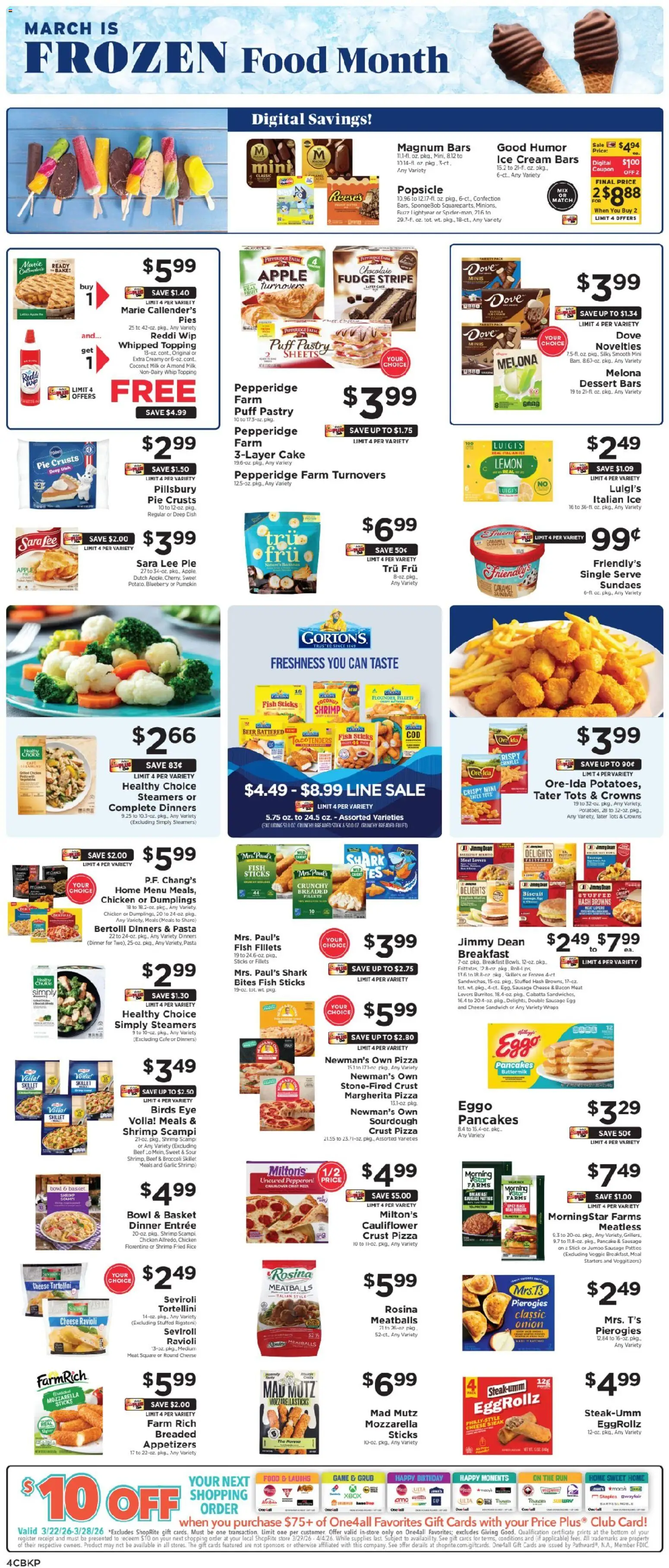 ShopRite Weekly Ad 2 - valid from 22.03.2026 | Page: 5 | Products: Skillet, Chocolate, Pizza, Cauliflower