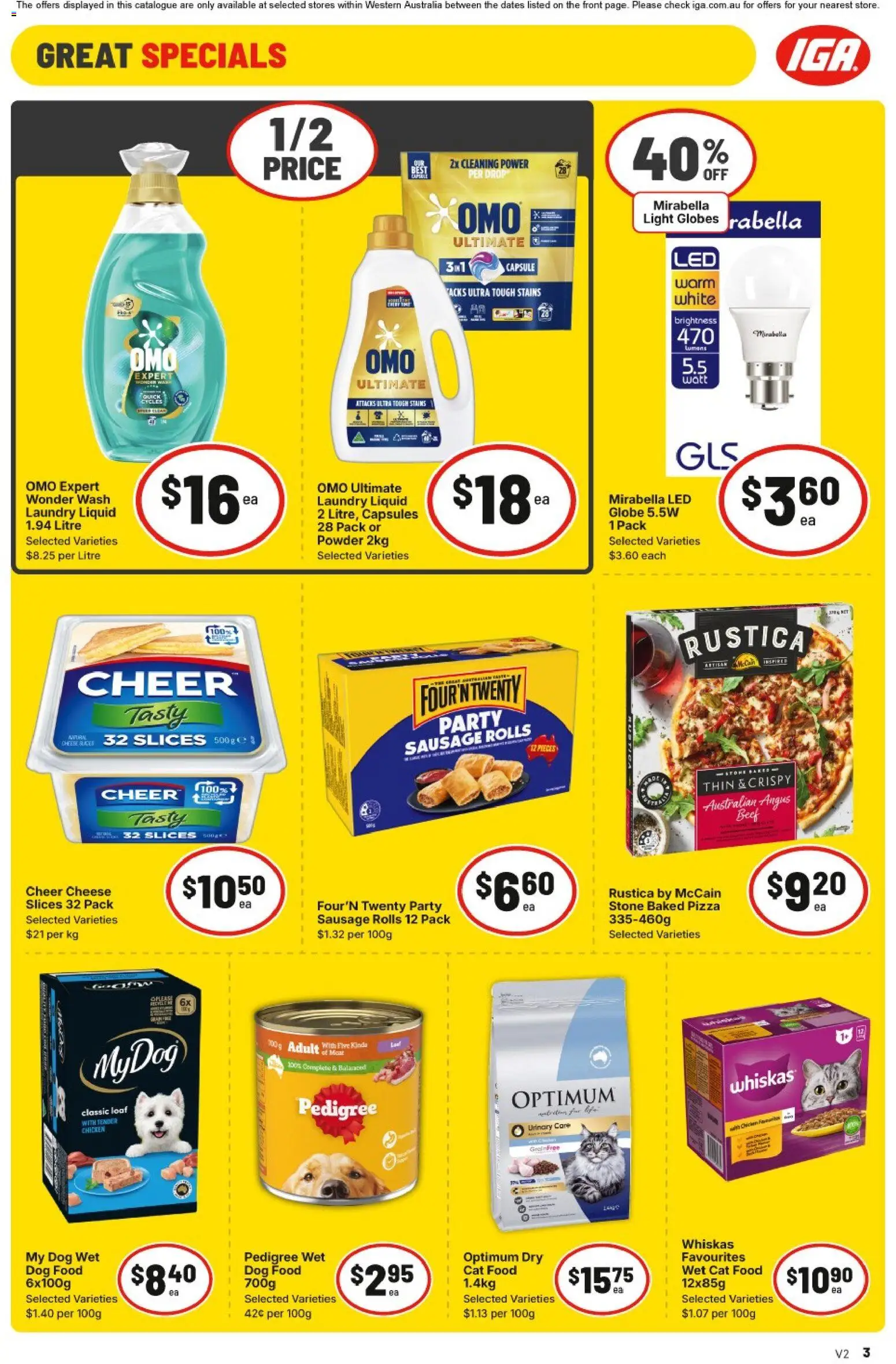IGA catalogue - valid from 07.01.2026 | Page: 3 | Products: Lotion, Water, Mayonnaise, Sunglasses