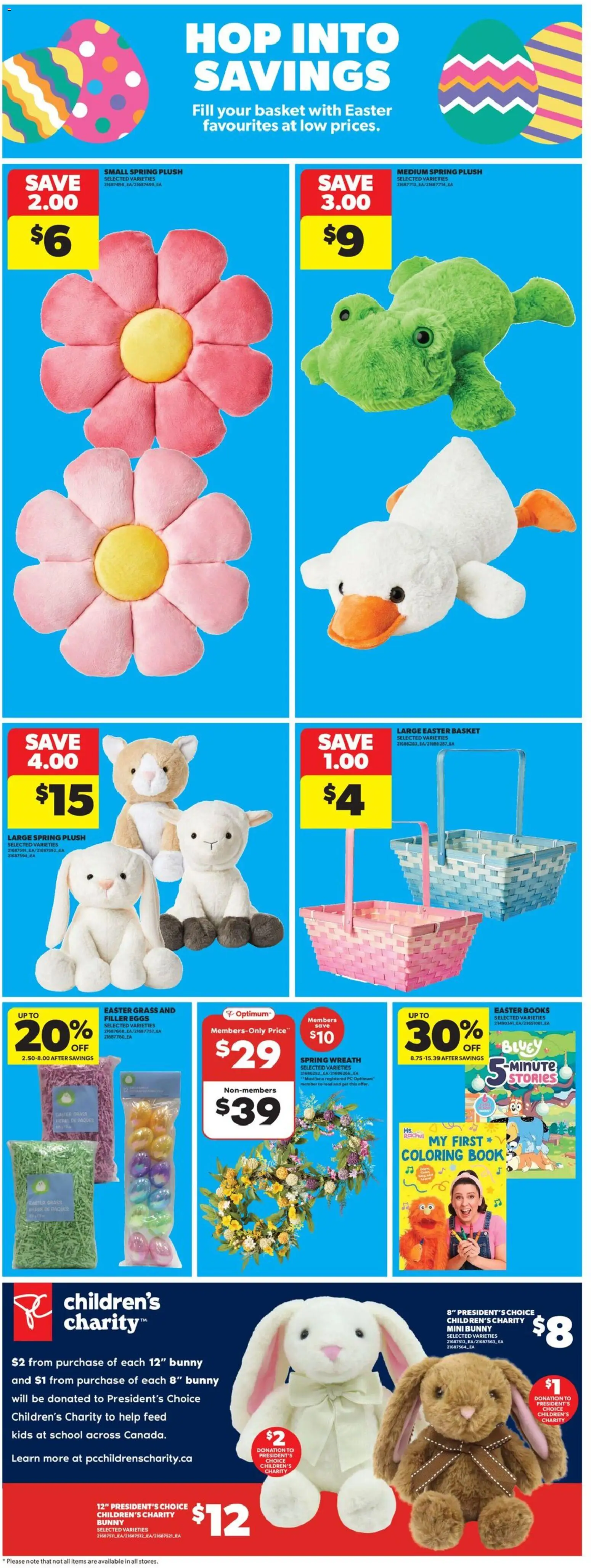 Real Canadian Superstore flyer valid from 19.03.2026 | Page: 18 | Products: PC, Basket, Eggs