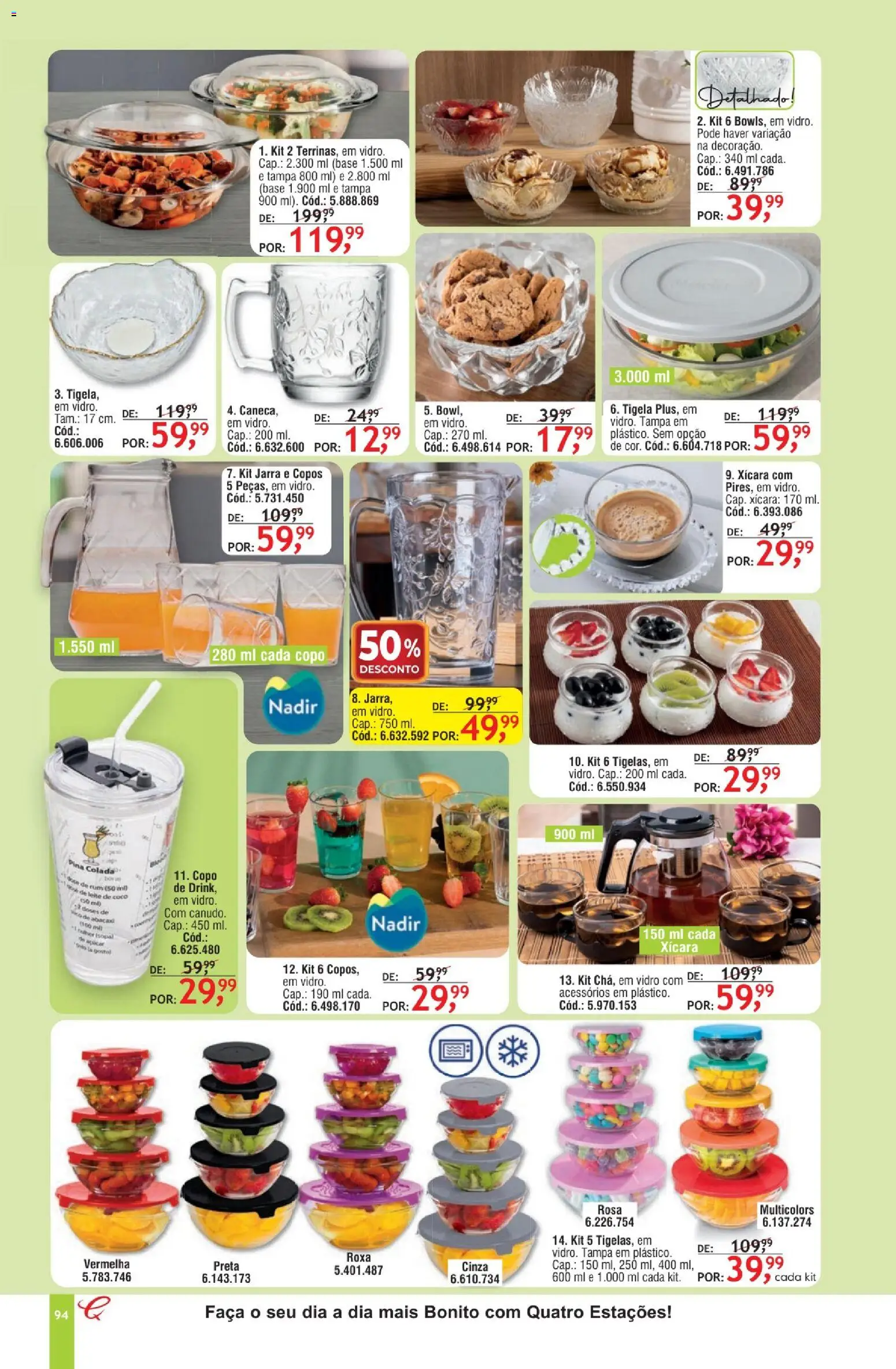 Quatro Estações Folheto - válido de 01.05.2026 | Página: 90 | Produtos: Coco, Faca, Leite de coco, Tigela