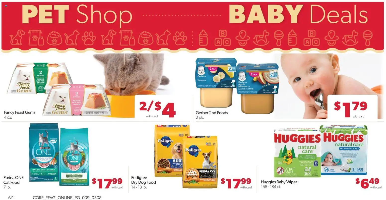 Family Fare Weekly Ad - MI - valid from 08.03.2026 | Page: 13 | Products: Dog Food, Cat Food
