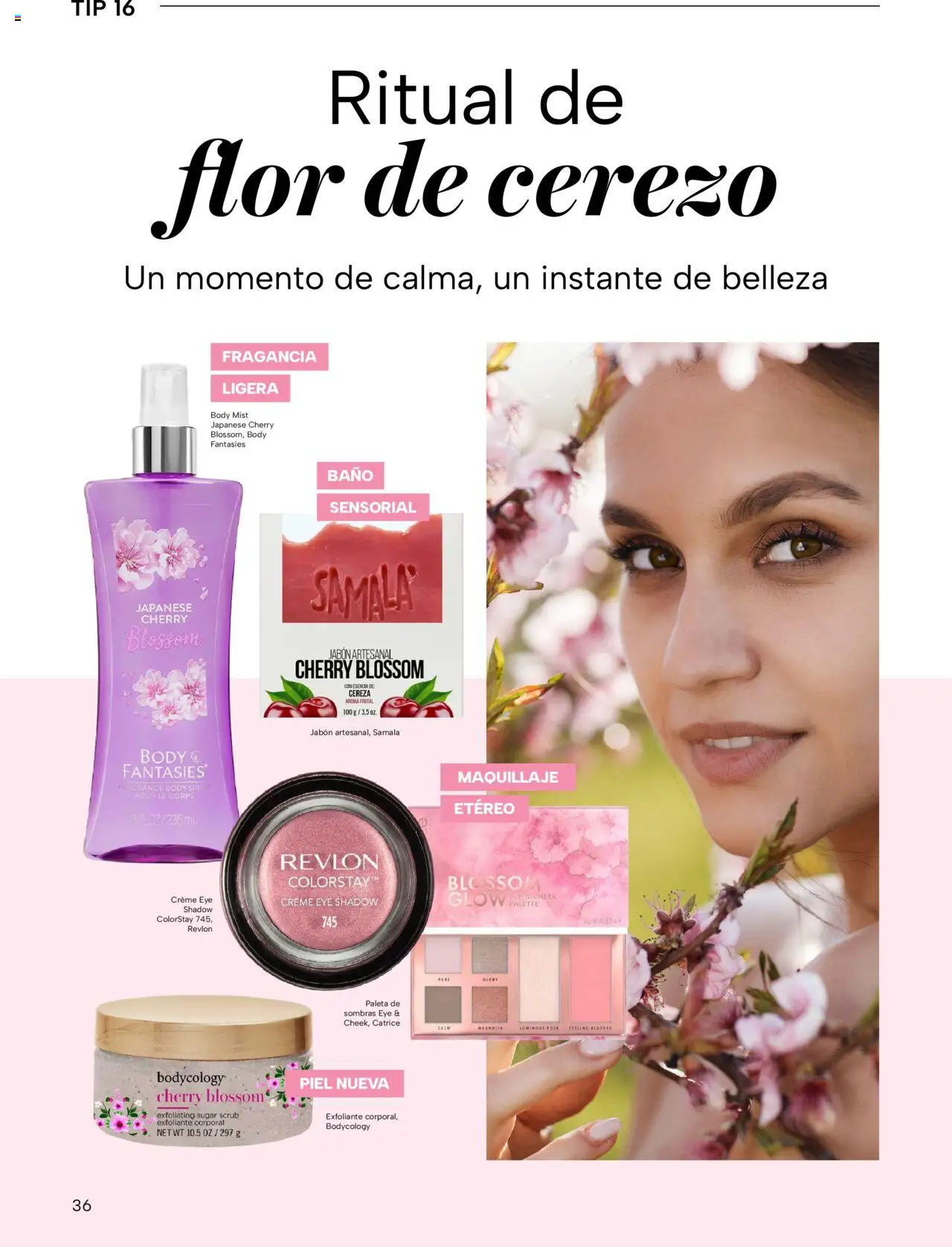 Nuevas ofertas de Chedraui válidas en toda la República Mexicana desde el 02.05.2025. ¡Encuentra las mejores ofertas en Chedraui folleto Vive Bella! | Página: 36 | Productos: Paleta, Baño, Fragancia, Maquillaje