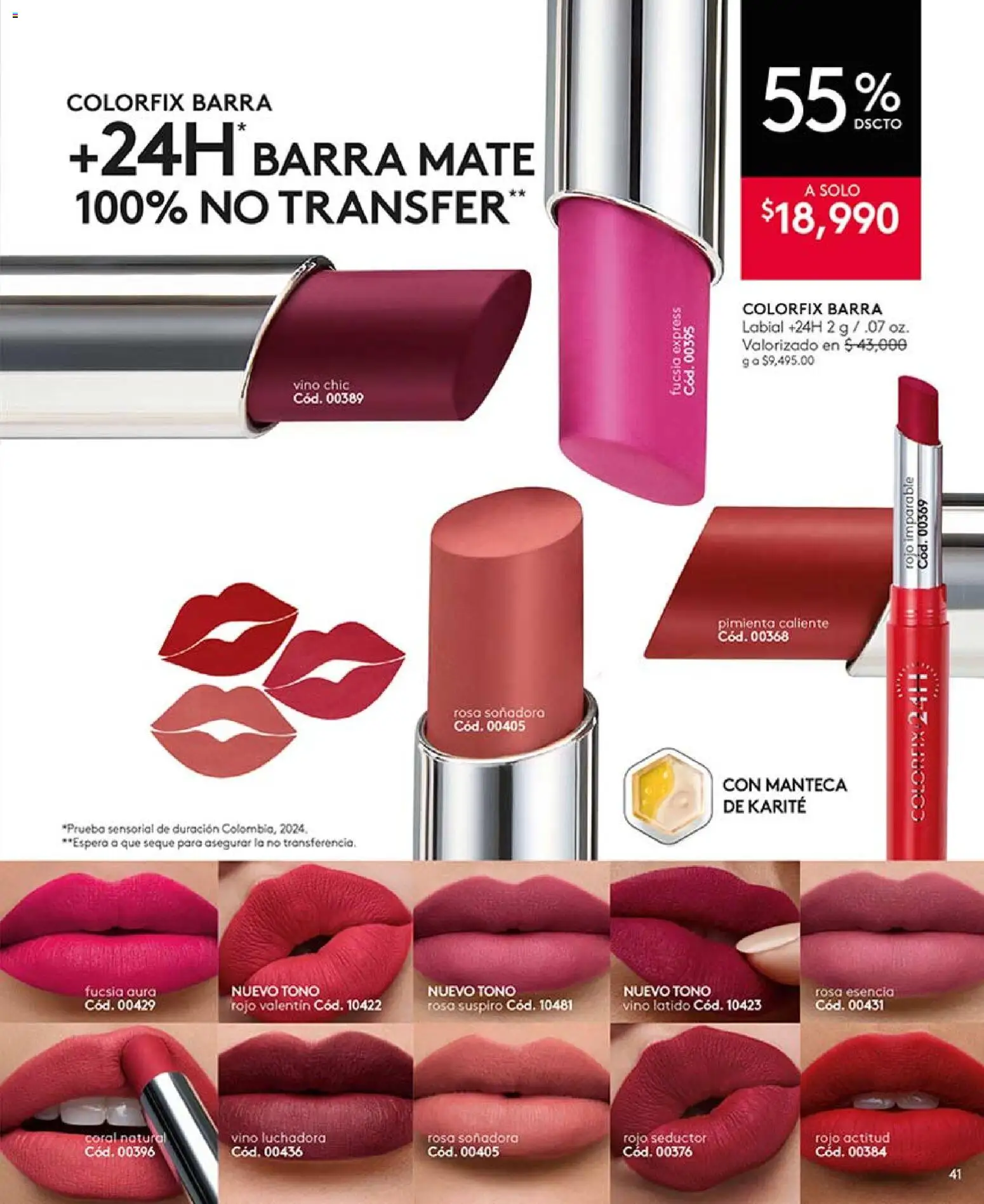 Ésika revista - valida desde el 02.03.2026 | Página: 41 | Productos: Pimienta, Manteca, Vino