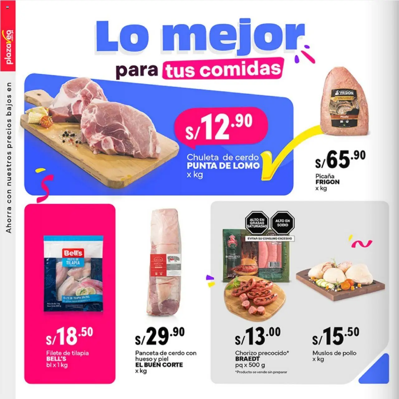 Catálogo Plaza Vea válido desde 15.09.2025 | Página: 12 | Productos: Cerdo