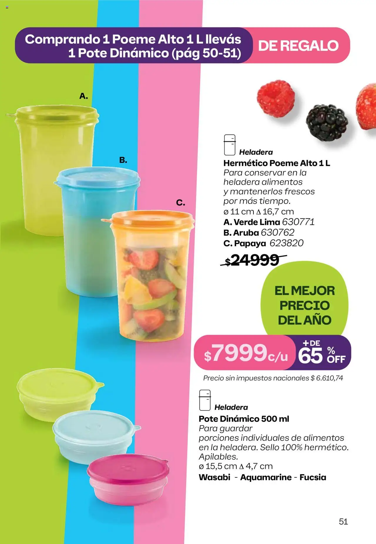 Tupperware Folleto │ válido desde el 08.09.2025 | Página: 52 | Productos: Lima, Heladera