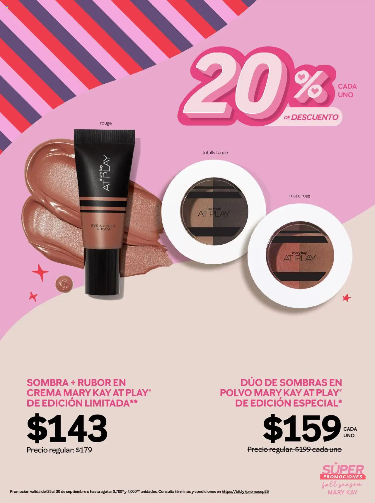 Nuevas ofertas de Mary Kay válidas en toda la República Mexicana desde el 25.09.2025. ¡Encuentra las mejores ofertas en Mary Kay catálogo! | Página: 4 | Productos: Crema, Sombra, Polvo, Rubor