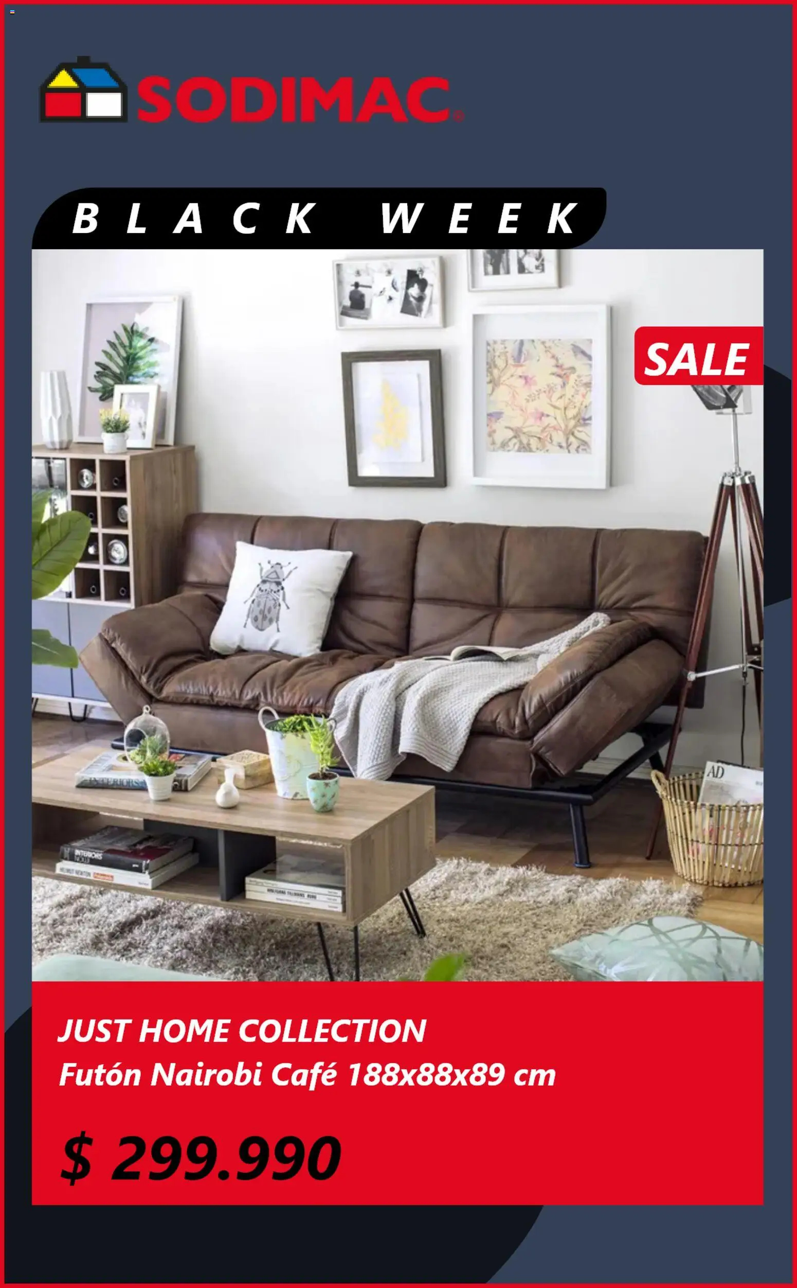 Sodimac - Black Friday │ válido desde el 18.11.2025 | Página: 7 | Productos: Futón, Café