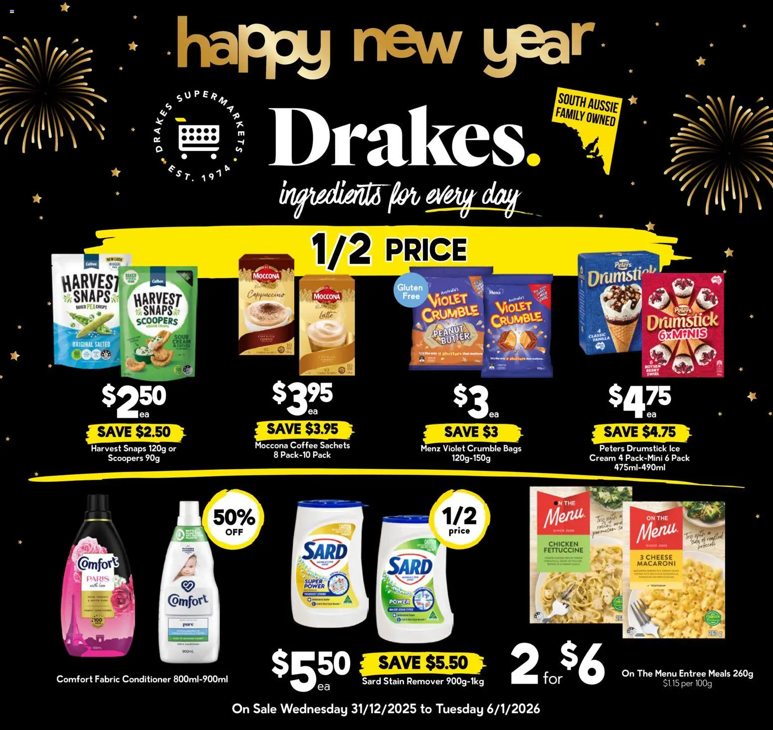 Drakes catalogue - valid from 31.12.2025 | Page: 8 | Products: Butter, Coffee, Chicken, Pea