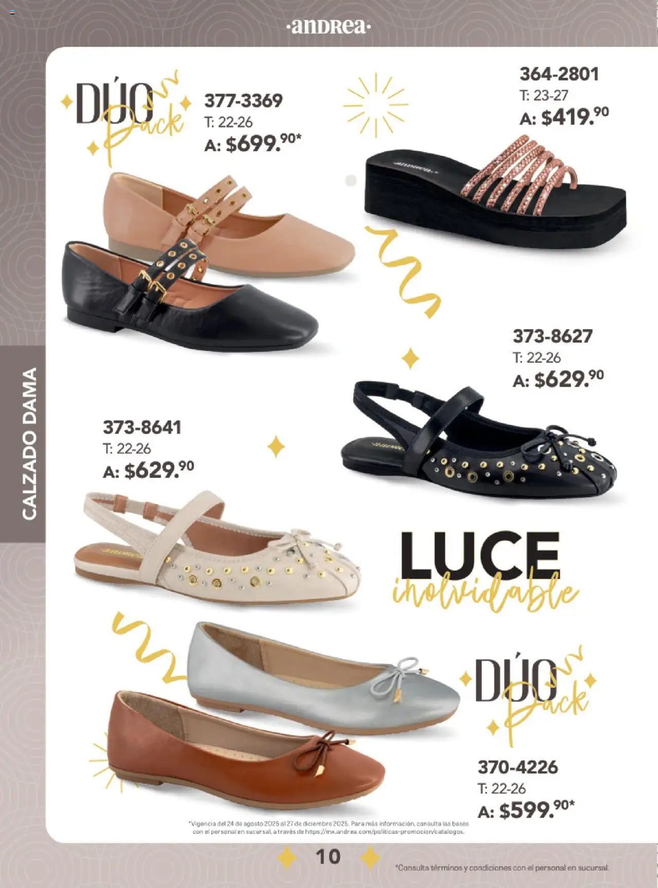 Nuevas ofertas de Andrea válidas en toda la República Mexicana desde el 24.08.2025. ¡Encuentra las mejores ofertas en Andrea - Catálogo Fiestas y Celebraciones! | Página: 10