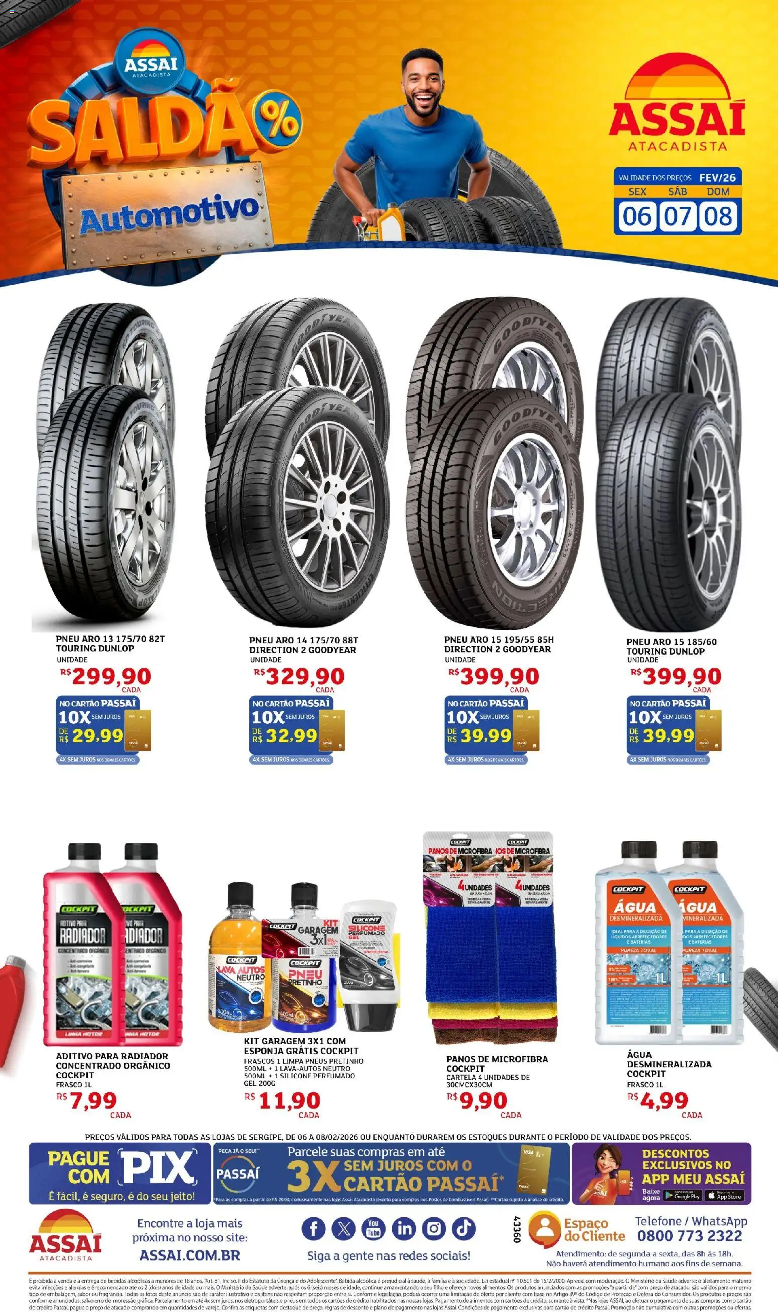 Assaí Atacadista Folheto - válido de 06.02.2026 | Página: 1