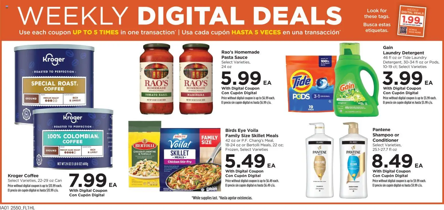 Food 4 Less Weekly Ad - valid from 14.01.2026 | Page: 2 | Products: Skillet, Conditioner, Pasta, Sauce