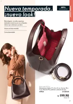 Vista previa de folleto Oriflame - Campaña 15 de la Oriflame válido desde 25.10.2025 | Página: 37 | Productos: Bolsa