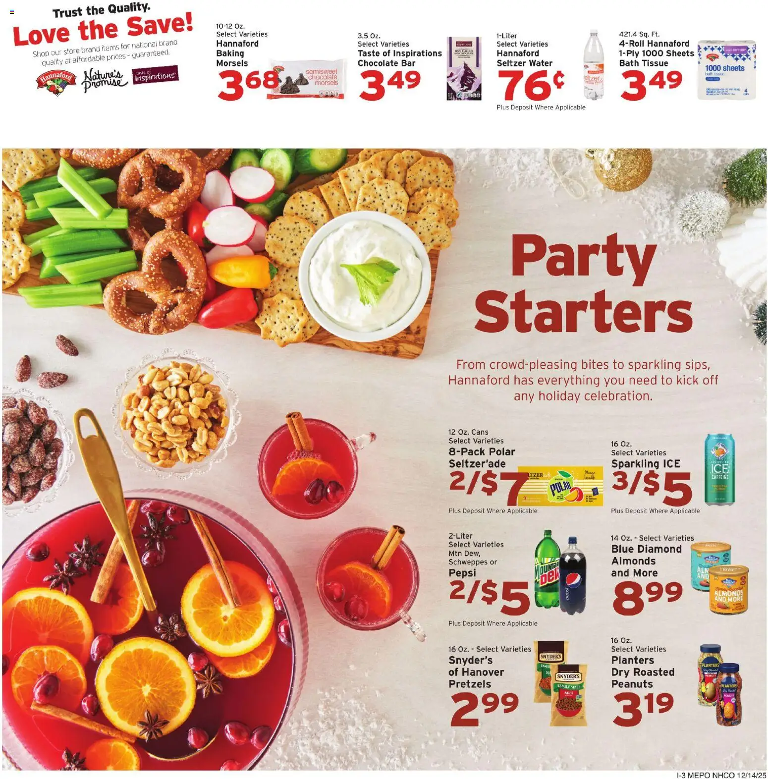 Hannaford Weekly Ad - valid from 14.12.2025 | Page: 11 | Products: Bath, Chocolate, Water