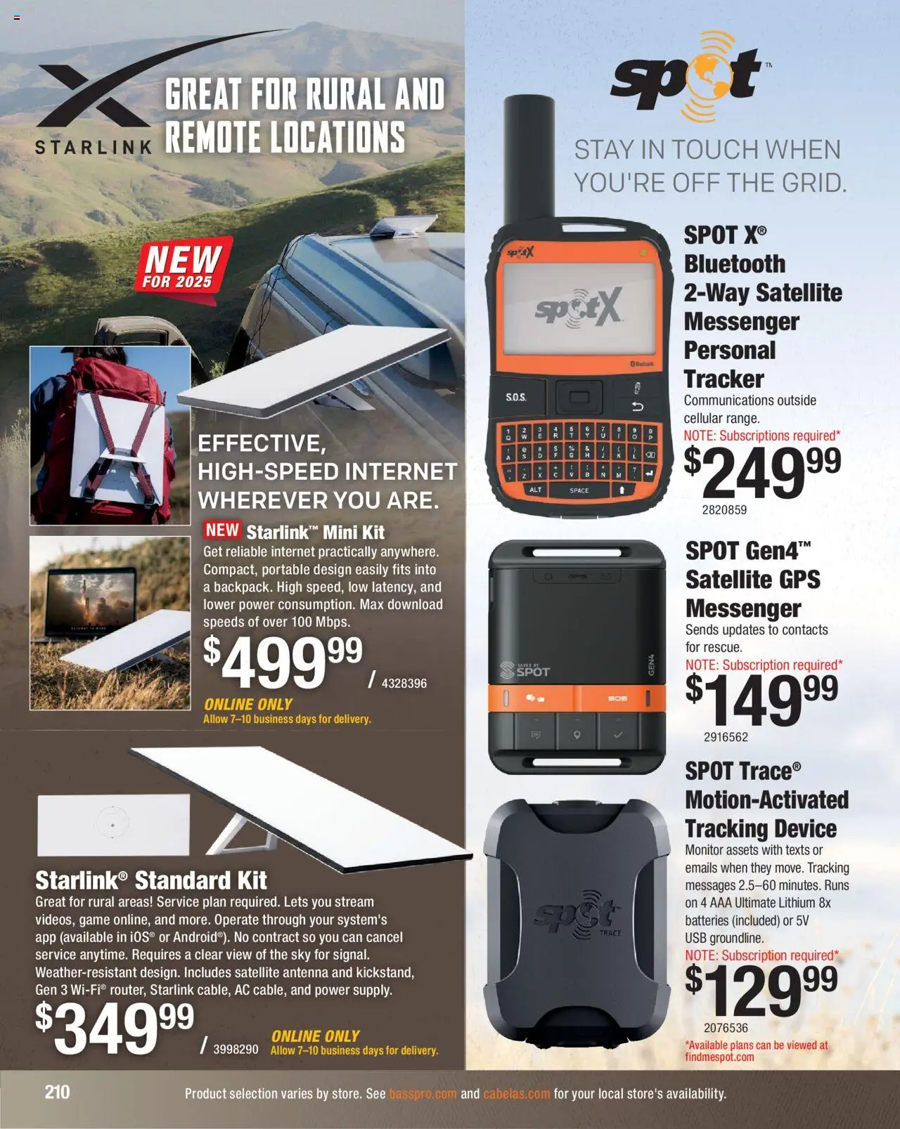 Cabela's Hunting Master 25 - valid from 11.08.2025 | Page: 210 | Products: Monitor, Satellite, Game, Usb
