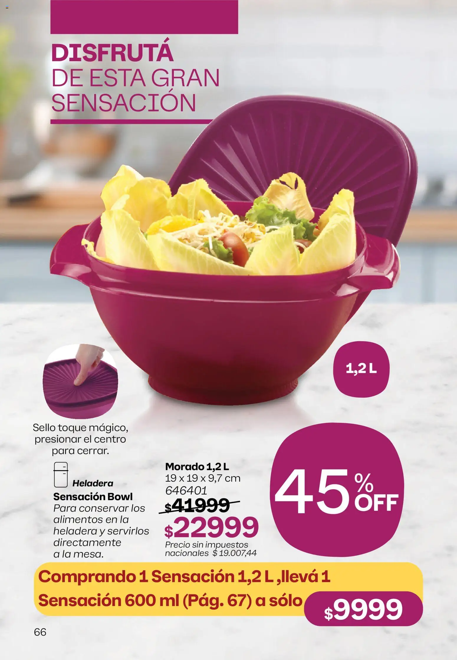 Tupperware Black Friday │ válido desde el 27.11.2025 | Página: 67 | Productos: Bowl, Heladera