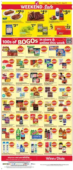 Winn Dixie Weekly Ad - valid from 17.09.2025 | Page: 8 | Products: Spinach, Pan, Cream, Salad