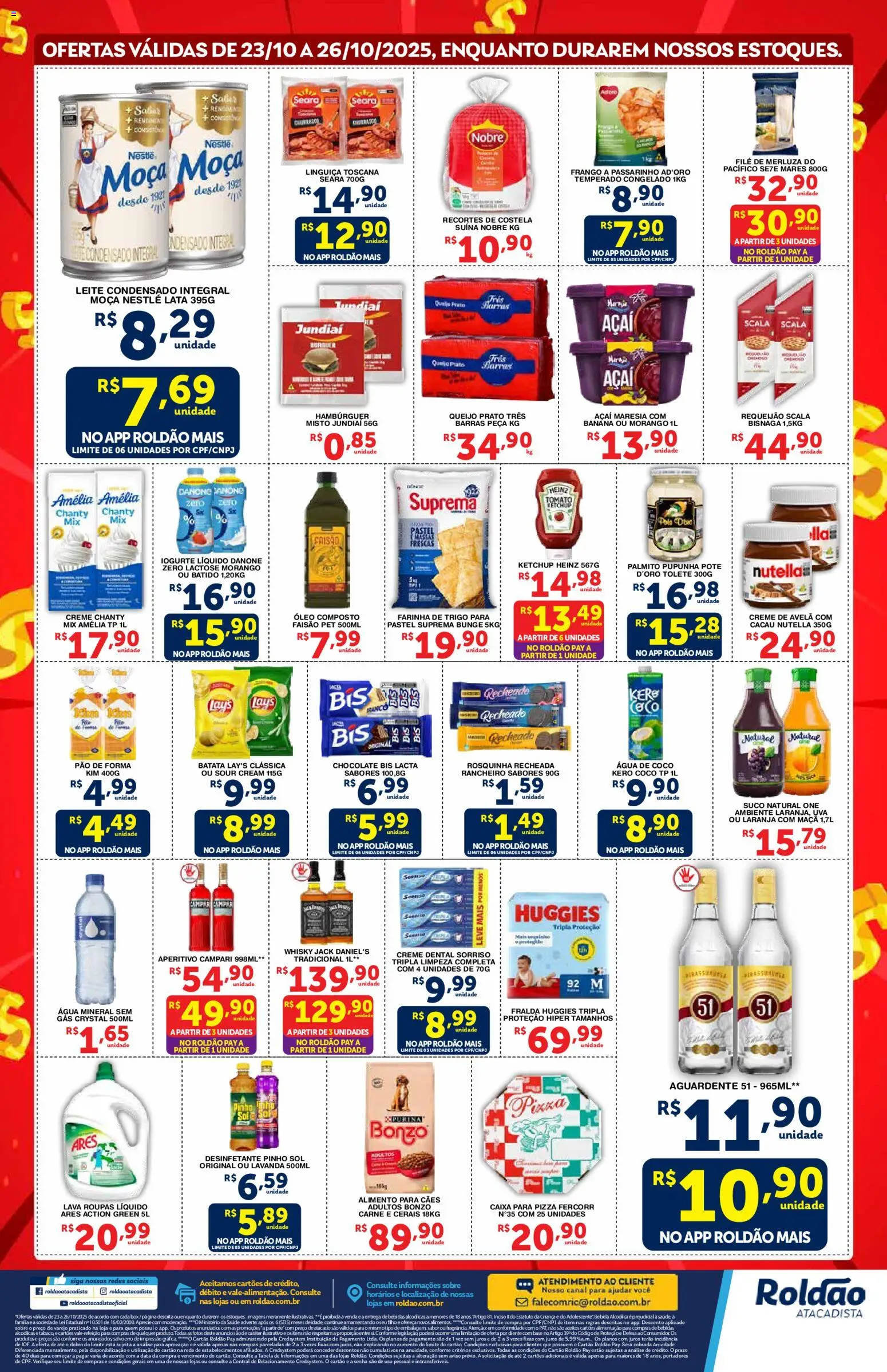 Roldão Folheto - válido de 23.10.2025 | Página: 2 | Produtos: Coco, Pupunha, Linguiça, Leite condensado