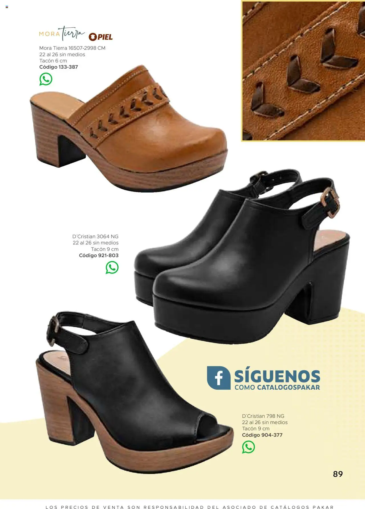 Nuevas ofertas de SC Pakar válidas en toda la República Mexicana desde el 24.07.2025. ¡Encuentra las mejores ofertas en SC Pakar Catálogo Mujer otoño / invierno! | Página: 89